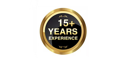 15+ Years Experience